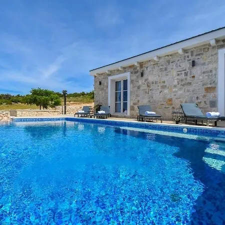Family Friendly House With A Swimming Pool Cove Kalebova Luka, Rogoznica - 25561 Tatil Evi *